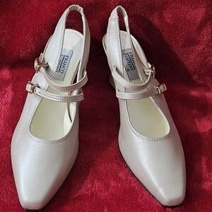 Franco Fortini Women's Taupe Slingback Shoes - Size 7